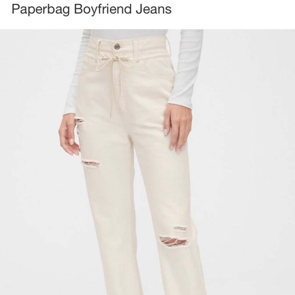 The GAP Paperbag Boyfriend Jeans